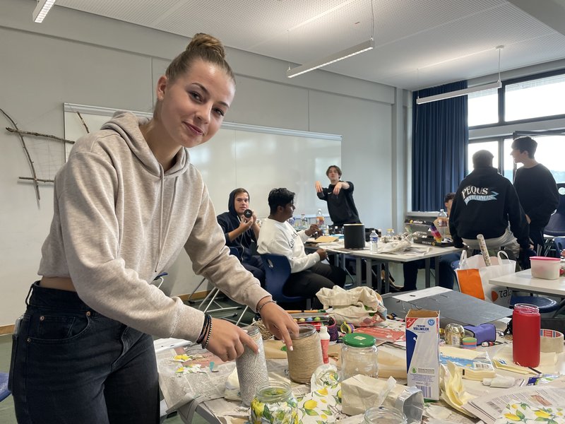 Schüler in Projekten