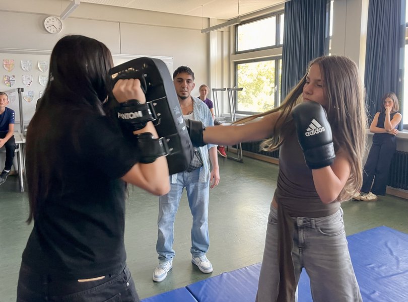 Schüler bei Projekten