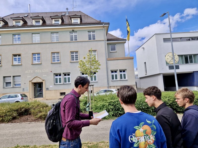 Schüler auf Erkundungstour