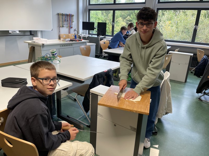 Schüler in Projekten
