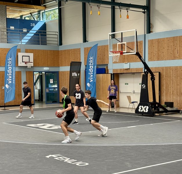Schüler beim Sport
