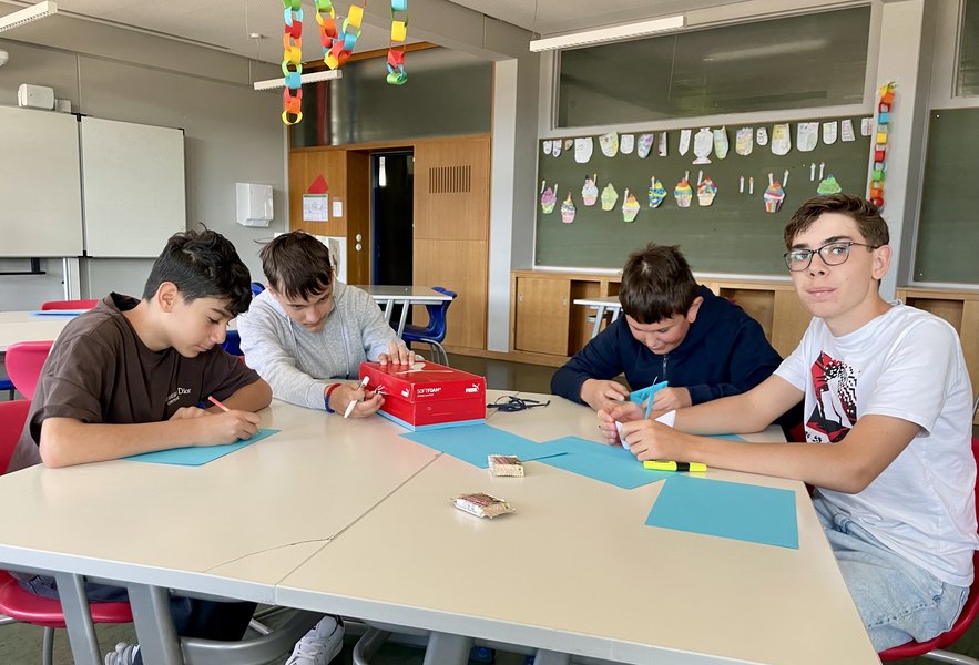 Schüler in Projekten