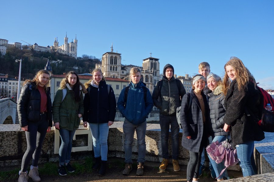 Gruppenfoto in Lyon