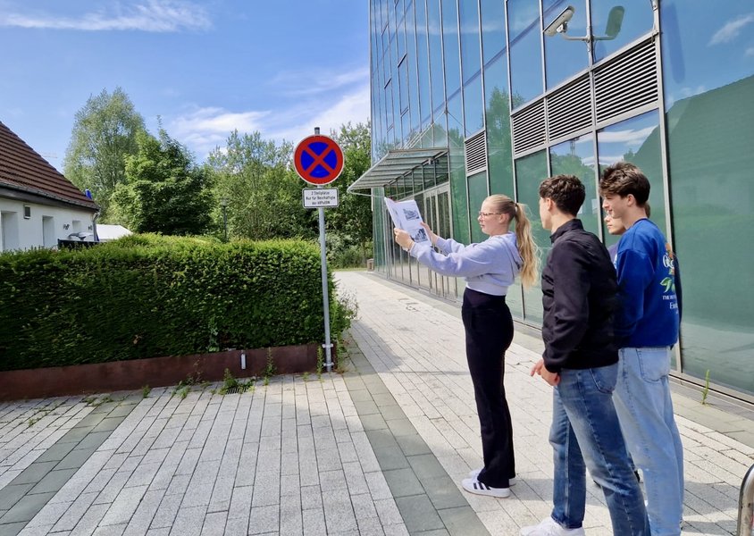 Schüler auf Erkundungstour