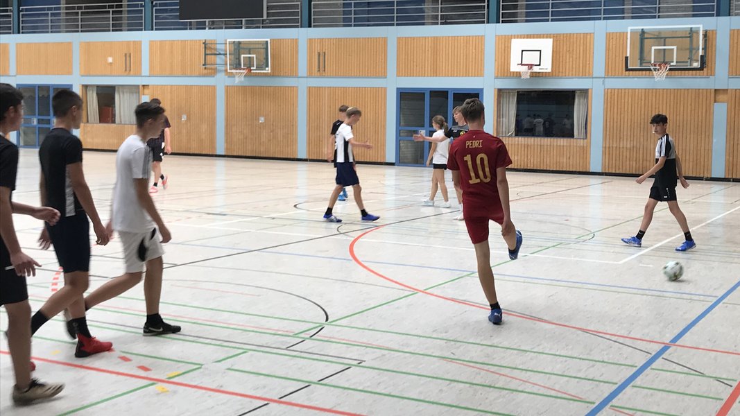Schüler beim Sport