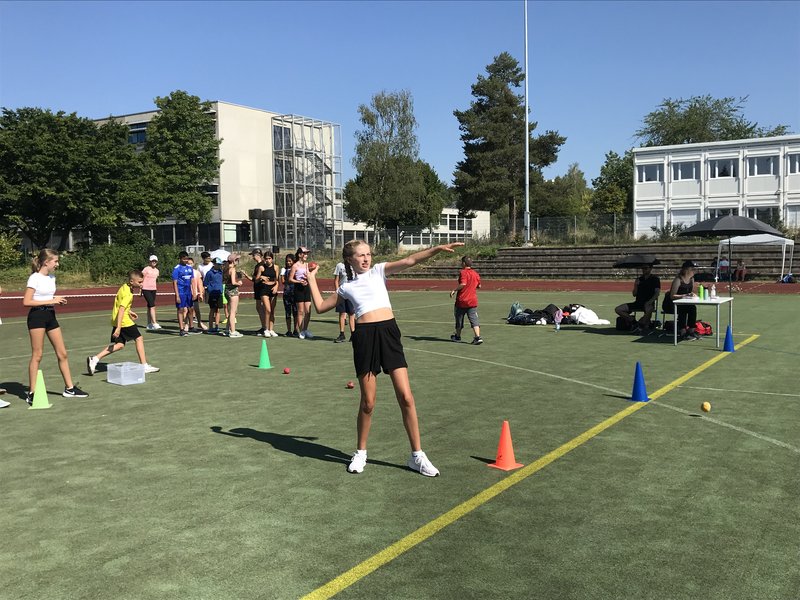 Schüler beim Sport